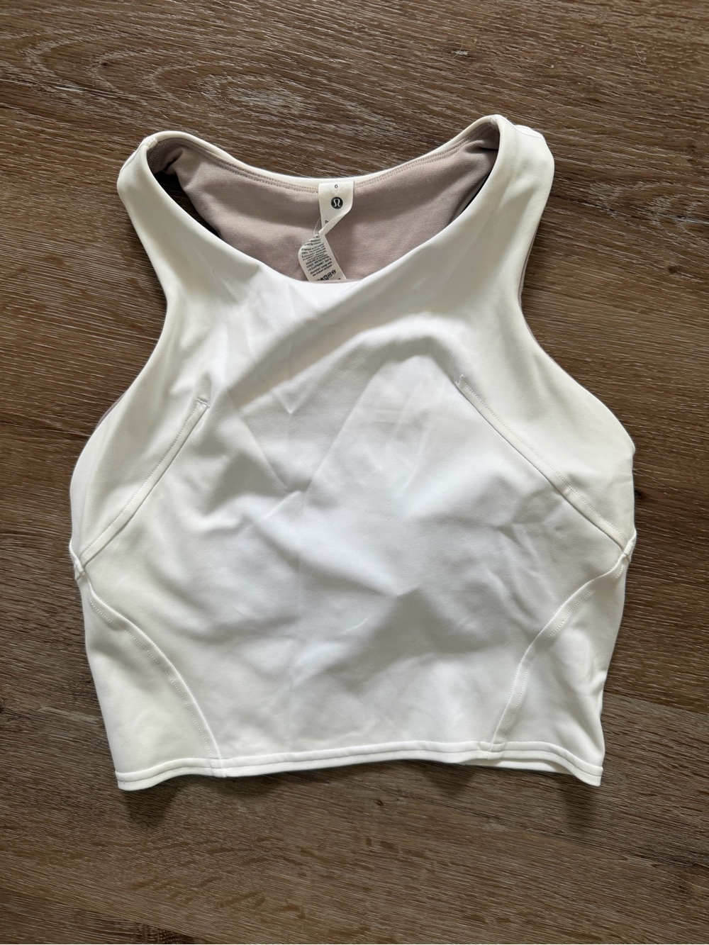 lululemon athletica White Racerback Sports Top